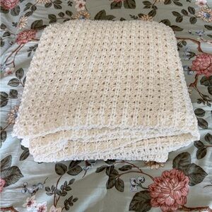 Threshold Cream Knit Throw Blanket